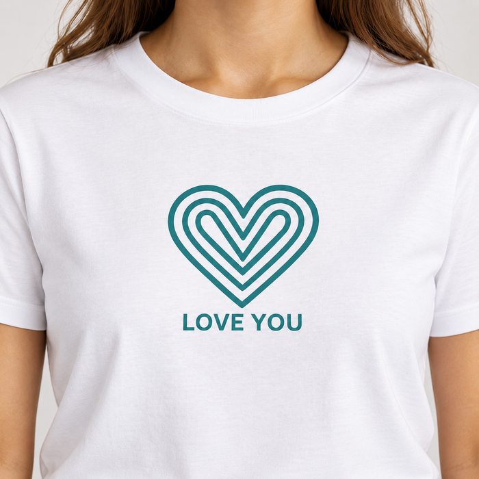 Love You Heart T-Shirt