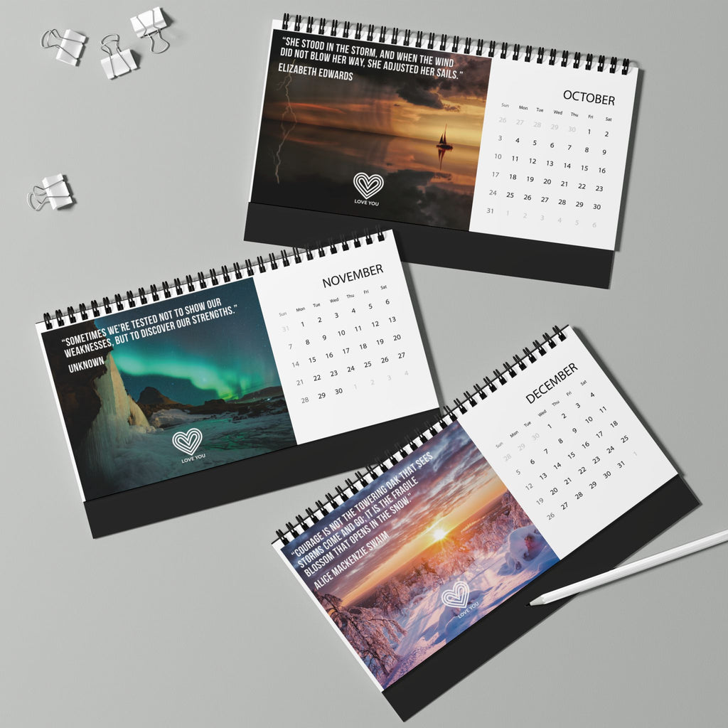 2027 Desktop Calendar