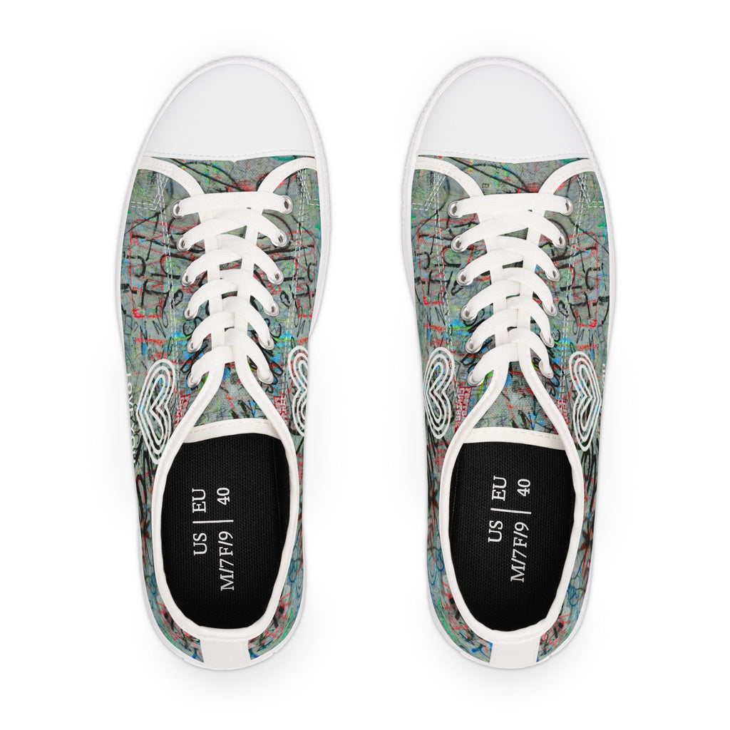 Women's "Love You" Low Top Sneakers