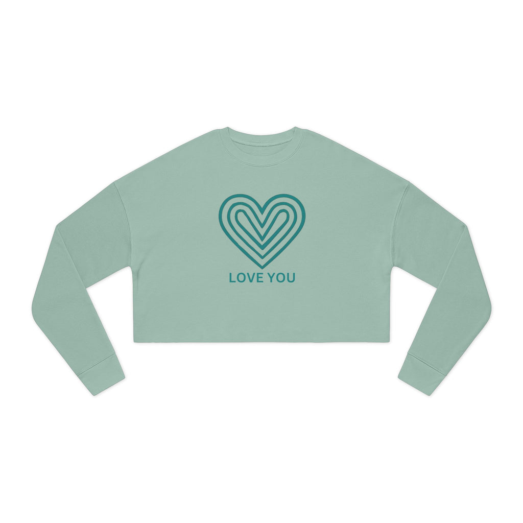 Love You Cropped Sweatshirt