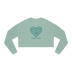 Love You Cropped Sweatshirt