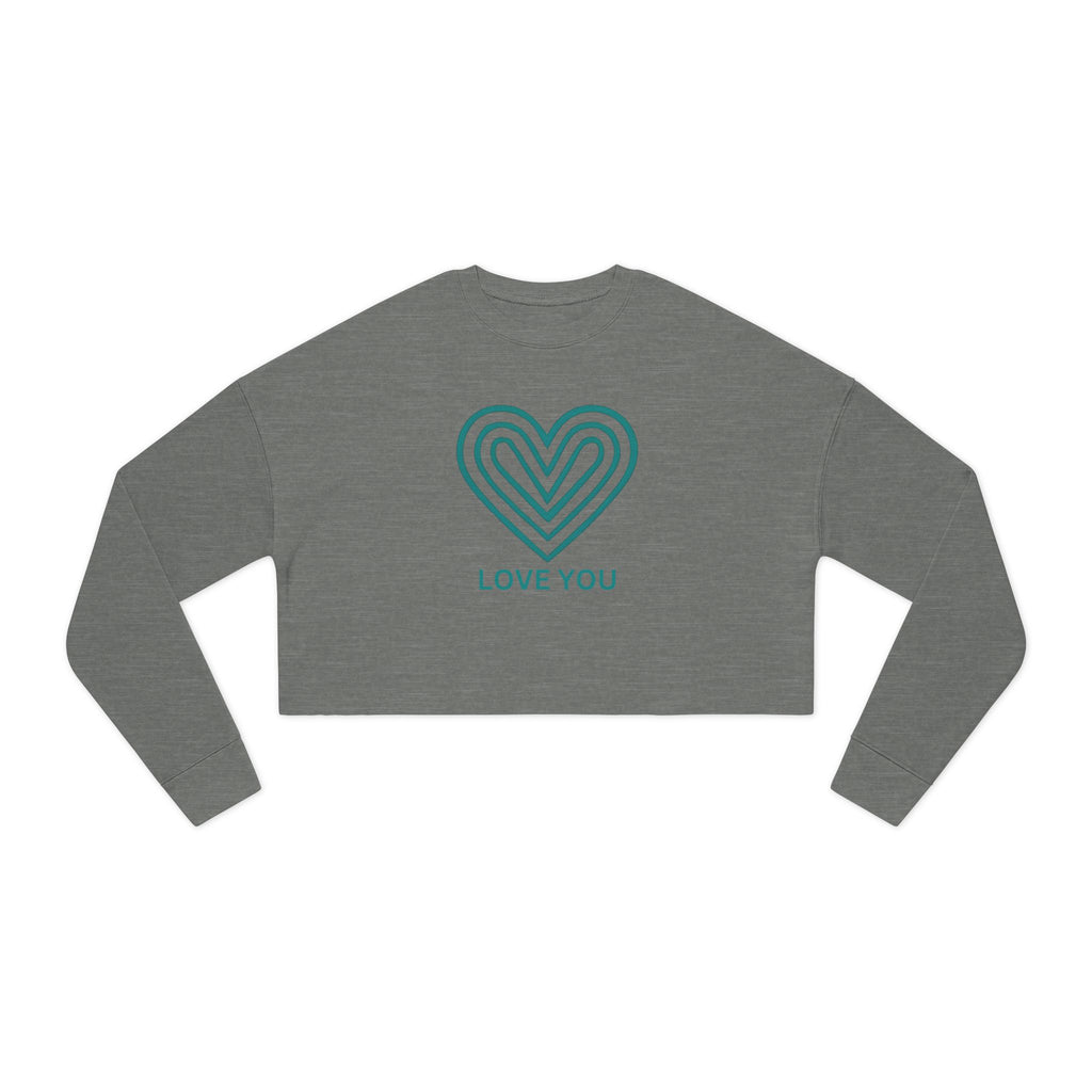 Love You Cropped Sweatshirt