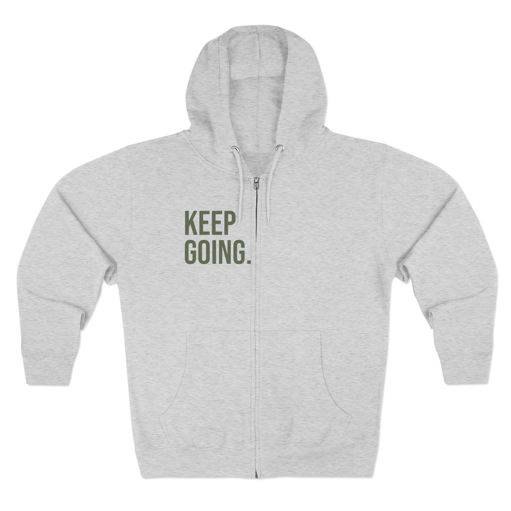Keep Going Zip Hoodie
