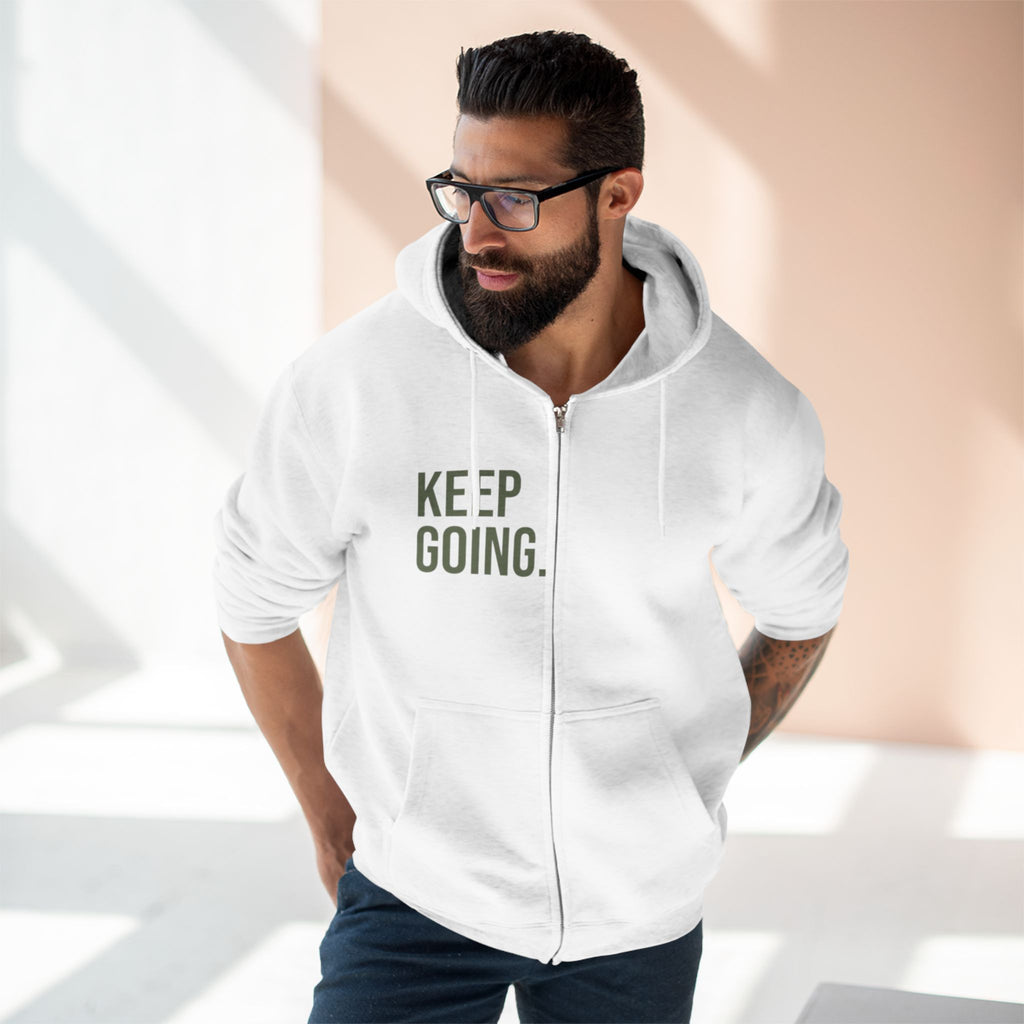 Keep Going Zip Hoodie