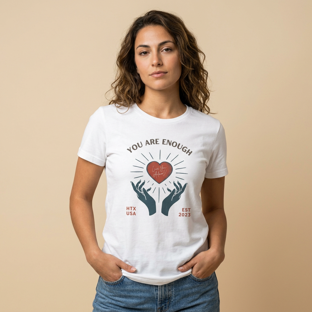 Women's Retro You Are Enough T-Shirt