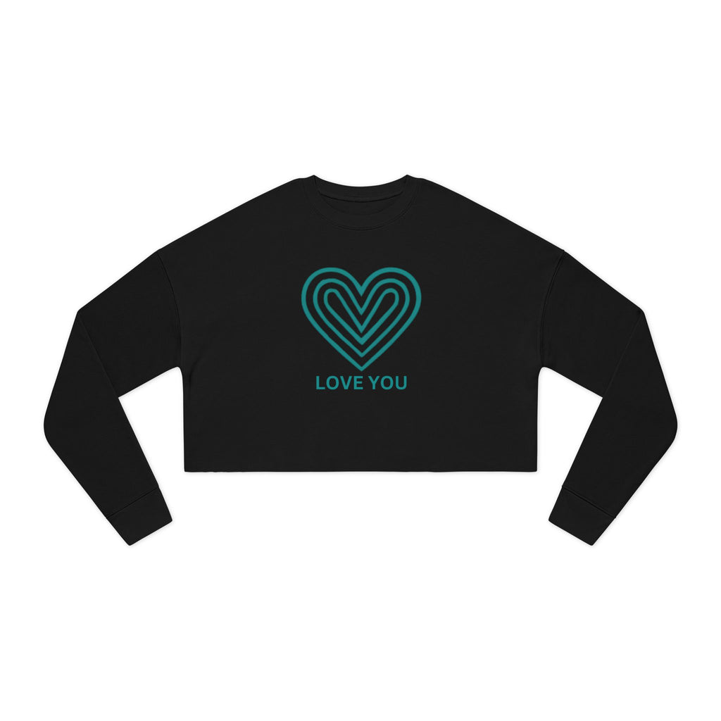 Love You Cropped Sweatshirt