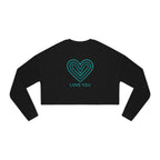 Love You Cropped Sweatshirt
