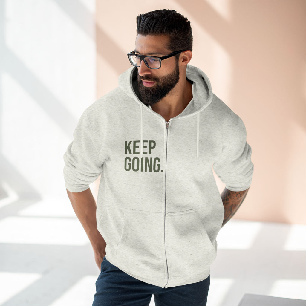 Keep Going Zip Hoodie