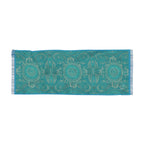Teal Medallion Scarf