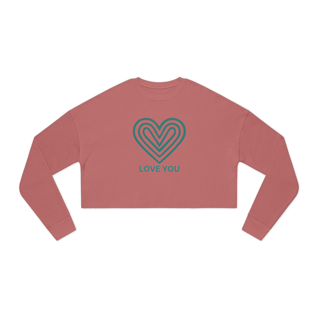 Love You Cropped Sweatshirt