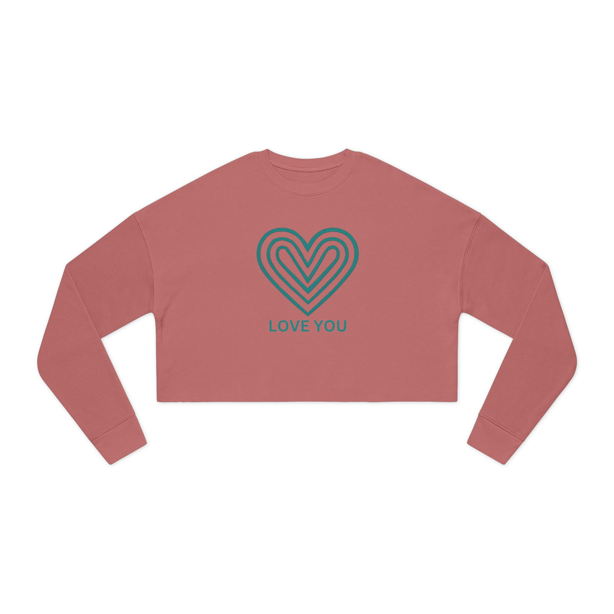 Love You Cropped Sweatshirt