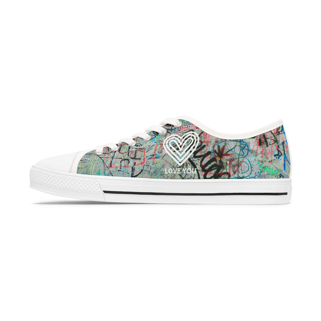 Women's "Love You" Low Top Sneakers