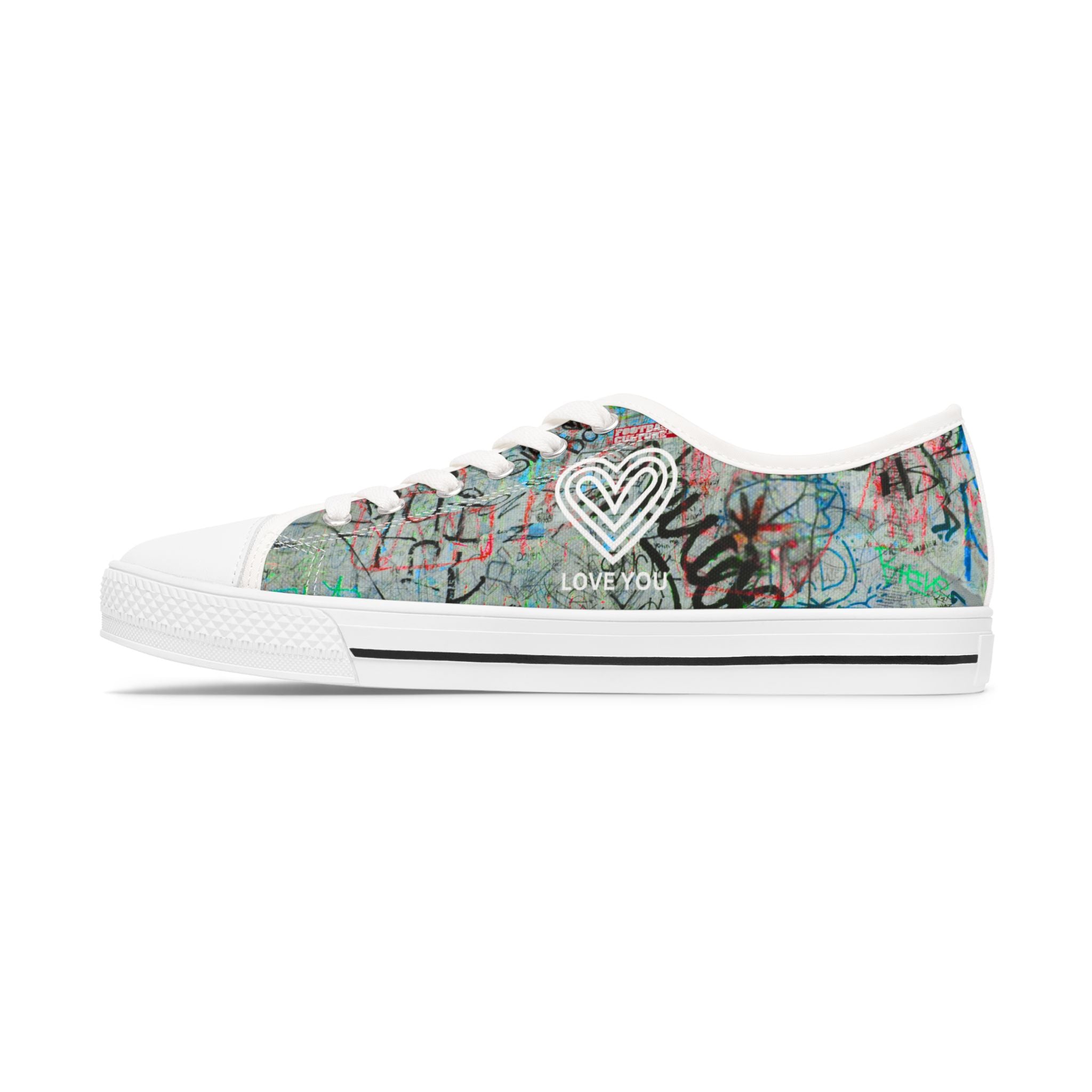 Women's "Love You" Low Top Sneakers