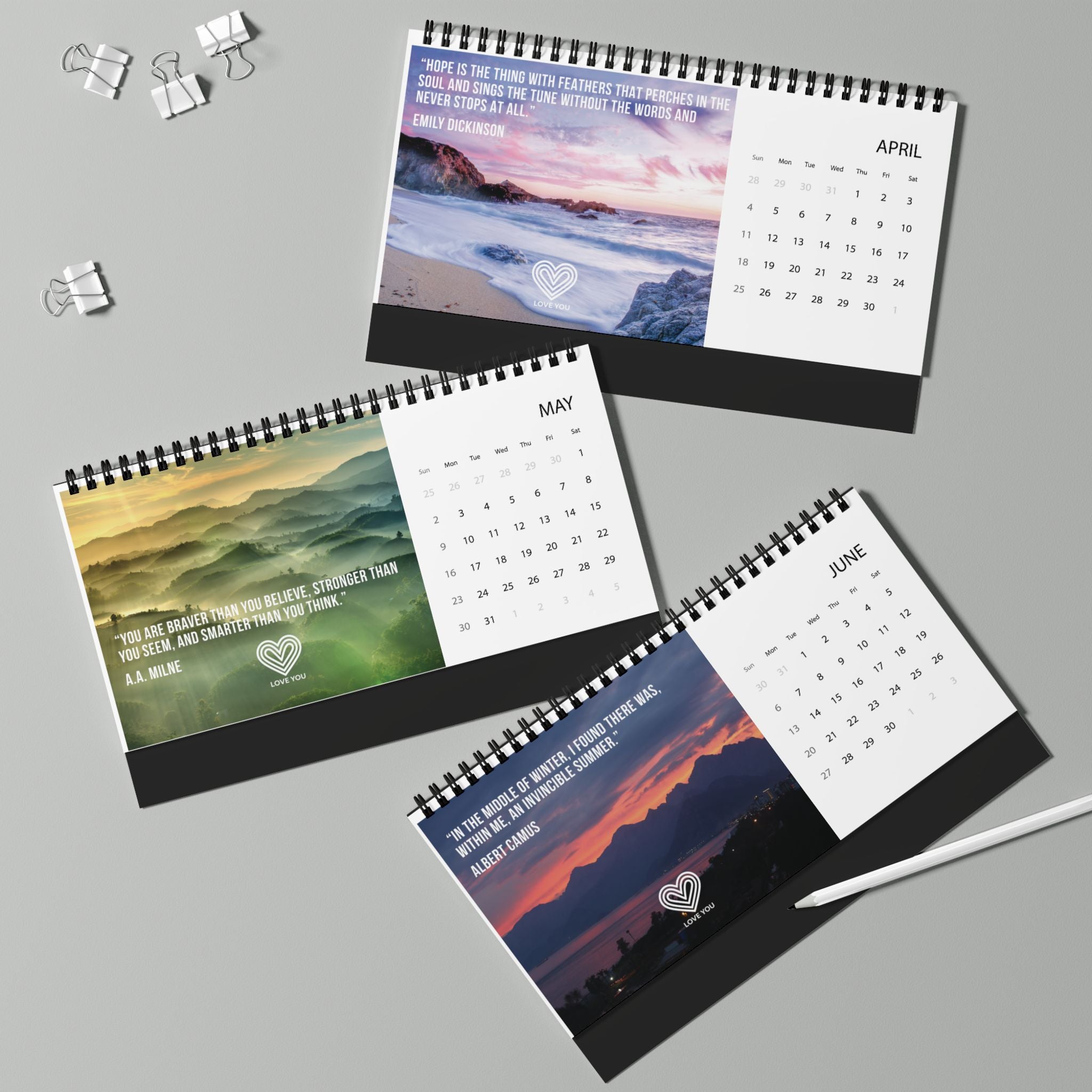 2027 Desktop Calendar