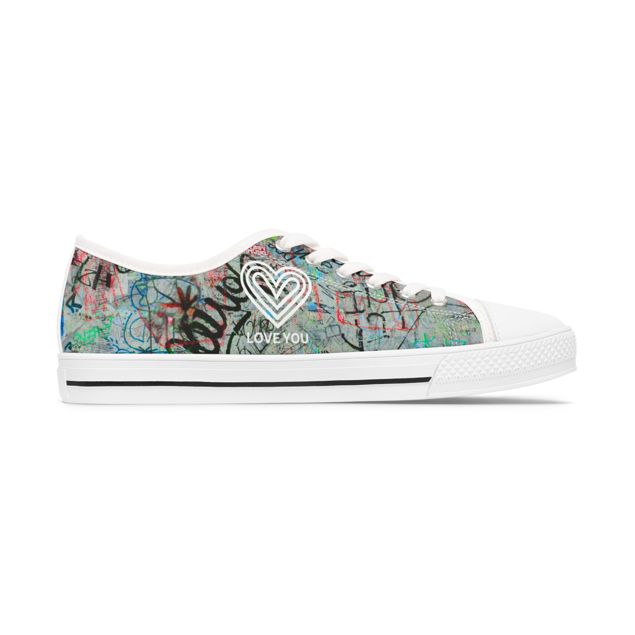 Women's "Love You" Low Top Sneakers