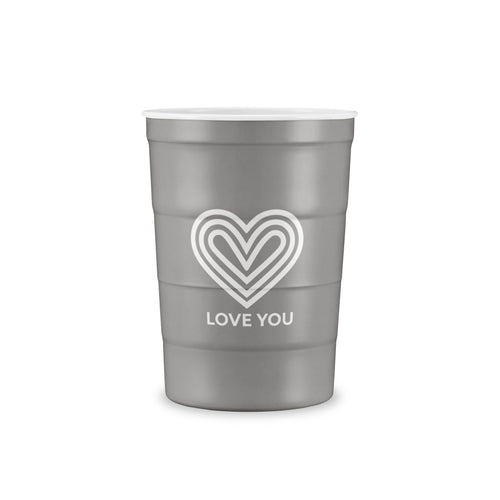 "Love You" Steel Cup