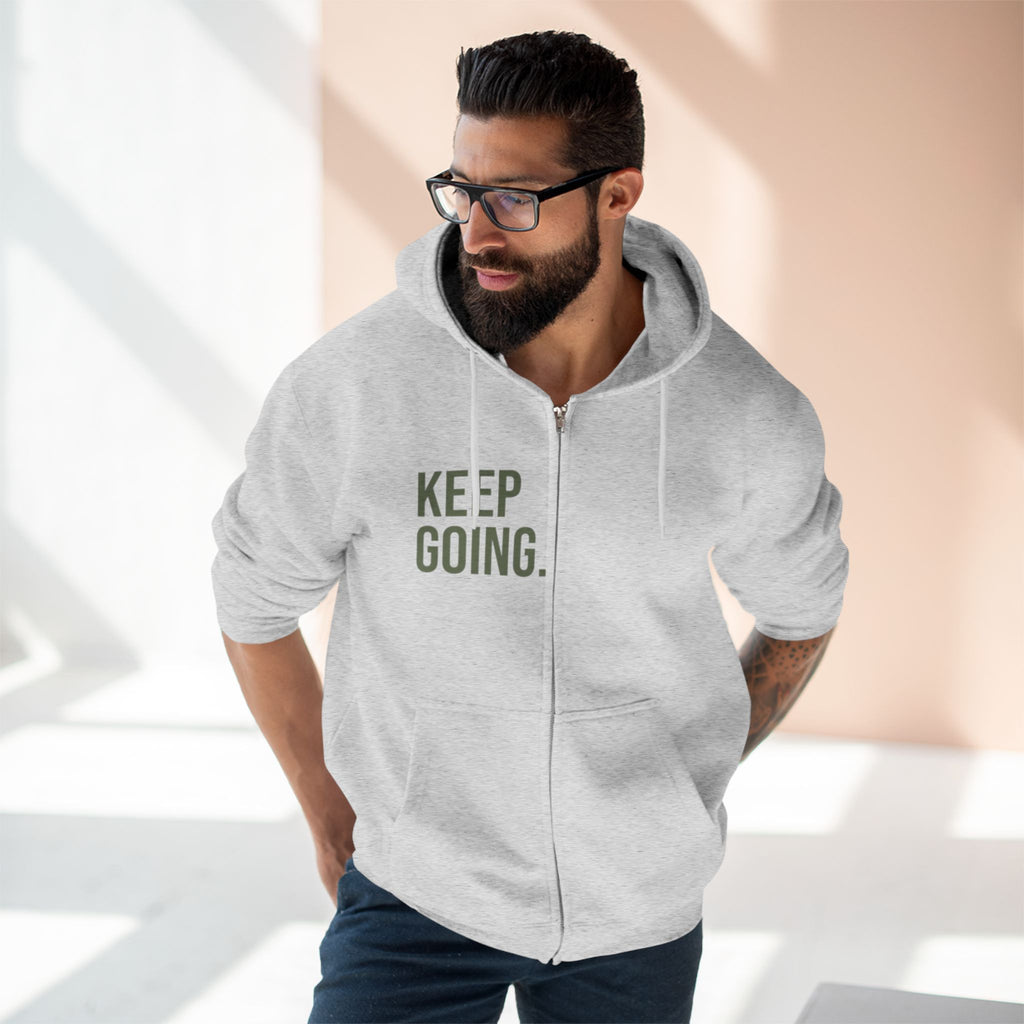 Keep Going Zip Hoodie