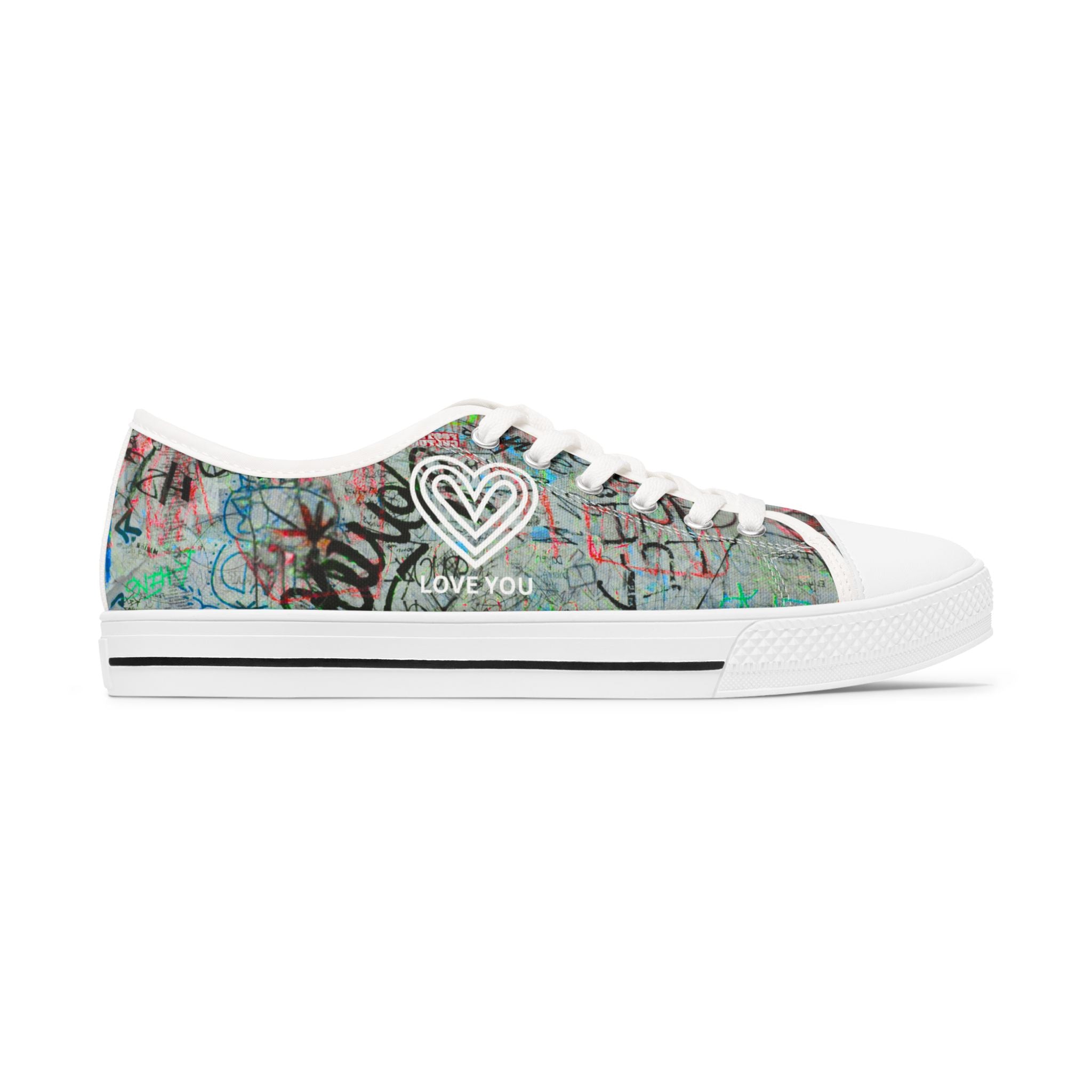 Women's "Love You" Low Top Sneakers